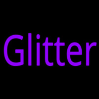 Purple Glitter Enseigne Néon