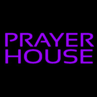 Purple Prayer House Enseigne Néon