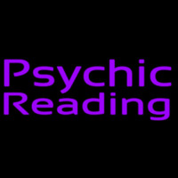 Purple Psychic Reading Enseigne Néon