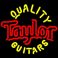 Quality Taylor Guitars Enseigne Néon