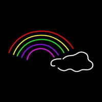 Rainbow Cloud Enseigne Néon
