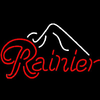 Rainier Ice Mountain Beer Sign Enseigne Néon