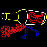 Rainier Walking R Bottle Beer Sign Enseigne Néon