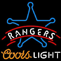 Rangers Coors Light Enseigne Néon