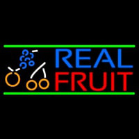 Real Fruit Smoothies Enseigne Néon