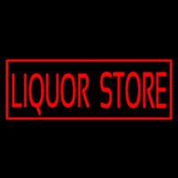 Rectange Liquor Store Enseigne Néon