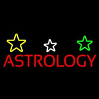 Red Astrology Enseigne Néon