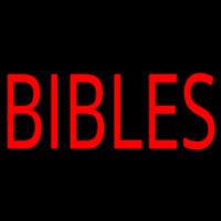 Red Bibles Enseigne Néon