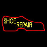 Red Boot Shoe Repair Enseigne Néon