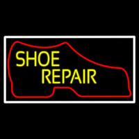 Red Boot Yellow Shoe Repair Enseigne Néon