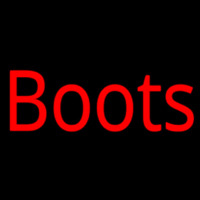 Red Boots Enseigne Néon