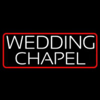 Red Border Wedding Chapel Enseigne Néon
