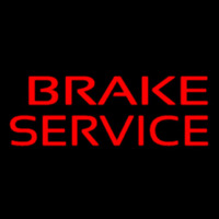 Red Brake Service Enseigne Néon