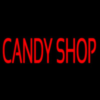 Red Candy Shop Enseigne Néon