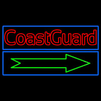 Red Coast Guard Enseigne Néon