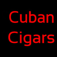 Red Cuban Cigars Enseigne Néon