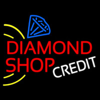 Red Diamond Shop Enseigne Néon