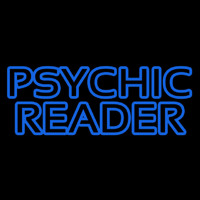 Red Double Stroke Psychic Reader Enseigne Néon