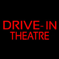 Red Drive In Theatre Enseigne Néon