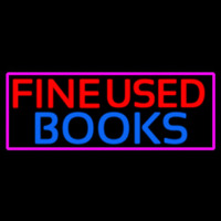 Red Fine Used Books Enseigne Néon