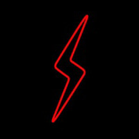 Red Flash Enseigne Néon