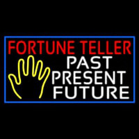 Red Fortune Teller With Yellow Palm Enseigne Néon