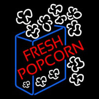 Red Fresh Popcorn Enseigne Néon