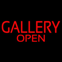 Red Gallery Open Enseigne Néon