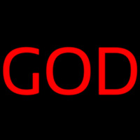 Red God Enseigne Néon