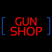 Red Gun Shop Enseigne Néon