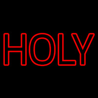 Red Holy Enseigne Néon