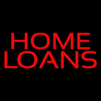 Red Home Loans Enseigne Néon