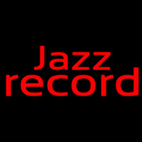 Red Jazz Record 1 Enseigne Néon