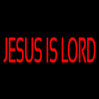 Red Jesus Is Lord Enseigne Néon