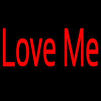 Red Love Me Enseigne Néon