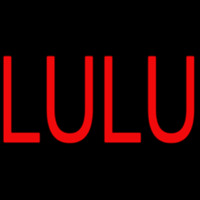 Red Lu Lu Enseigne Néon