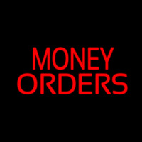 Red Money Orders Enseigne Néon