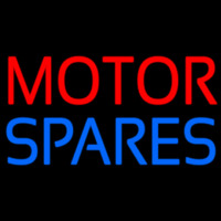 Red Motor Blue Spares 1 Enseigne Néon