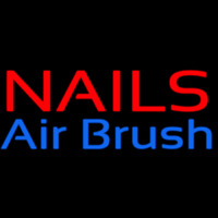 Red Nails Airbrush Enseigne Néon
