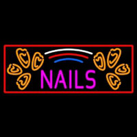 Red Nails Enseigne Néon