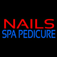Red Nails Spa Pedicure Enseigne Néon