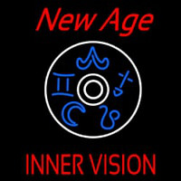 Red New Age Inner Vision Enseigne Néon