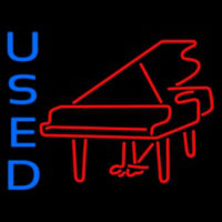 Red Piano Logo Blue Used 1 Enseigne Néon