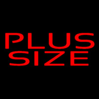 Red Plus Size Enseigne Néon