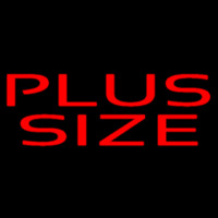 Red Plus Size Enseigne Néon