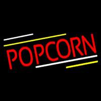 Red Popcorn Enseigne Néon