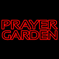 Red Prayer Garden Enseigne Néon