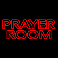 Red Prayer Room Enseigne Néon