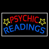 Red Psychic Blue Readings Enseigne Néon