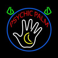 Red Psychic Palms Enseigne Néon